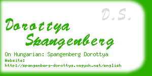 dorottya spangenberg business card